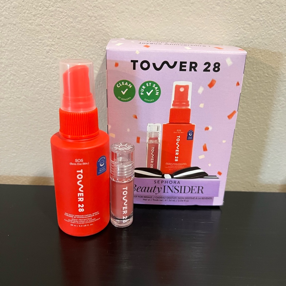 Tower 28 SOS Daily Rescue Spray & Lip Oil Set